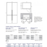 Electrolux 伊萊克斯 EQE5600A-S 562公升 法式四門雪櫃 | EvenTemp恆溫 | TasteSealPlus保鮮